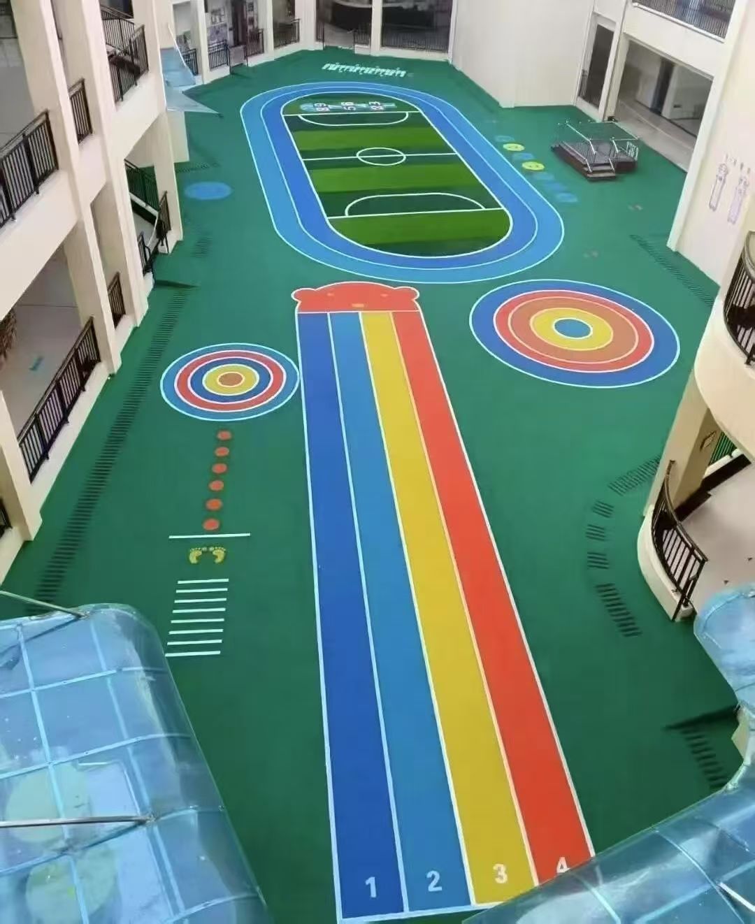 鄂州市幼儿园塑胶跑道彩色epdm颗粒 - 厂家